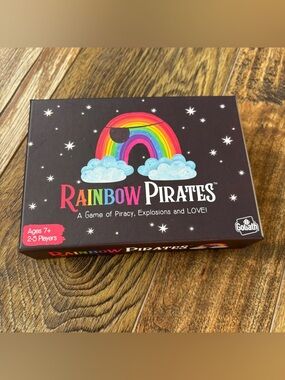 Goliath Rainbow Pirates Card Game - Multicolor new but open box